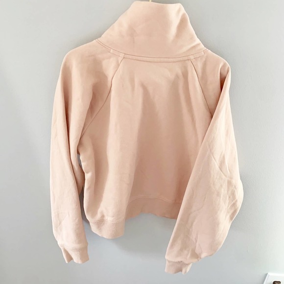 Under Armour Rival Fleece Wrap Neck Pullover S micro pink - Picture 4 of 7